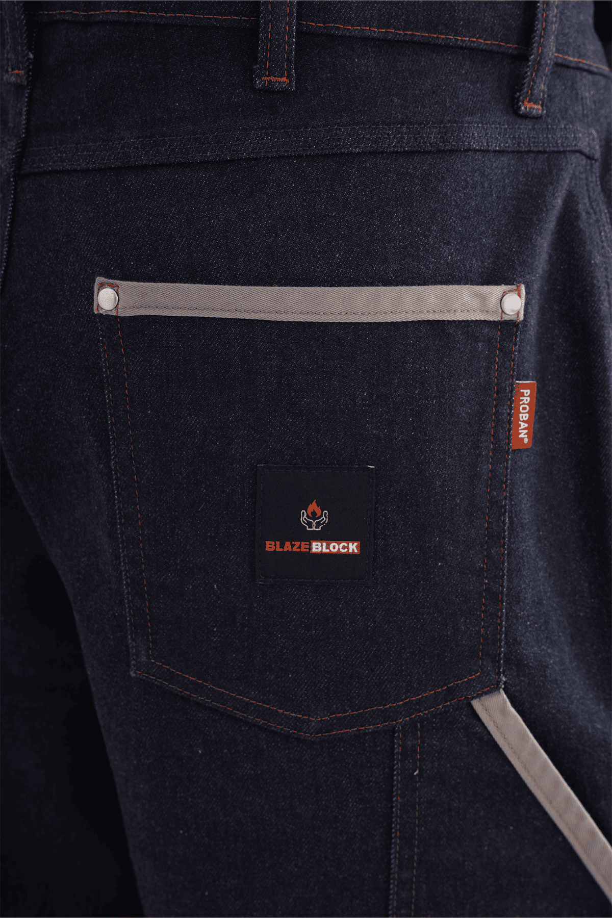 Blaze Block FR Performance Utility Jeans in Dark Wash