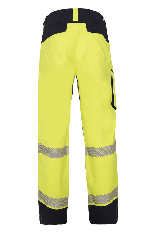ECO Hi-Vis Contrast Trouser Yellow Navy