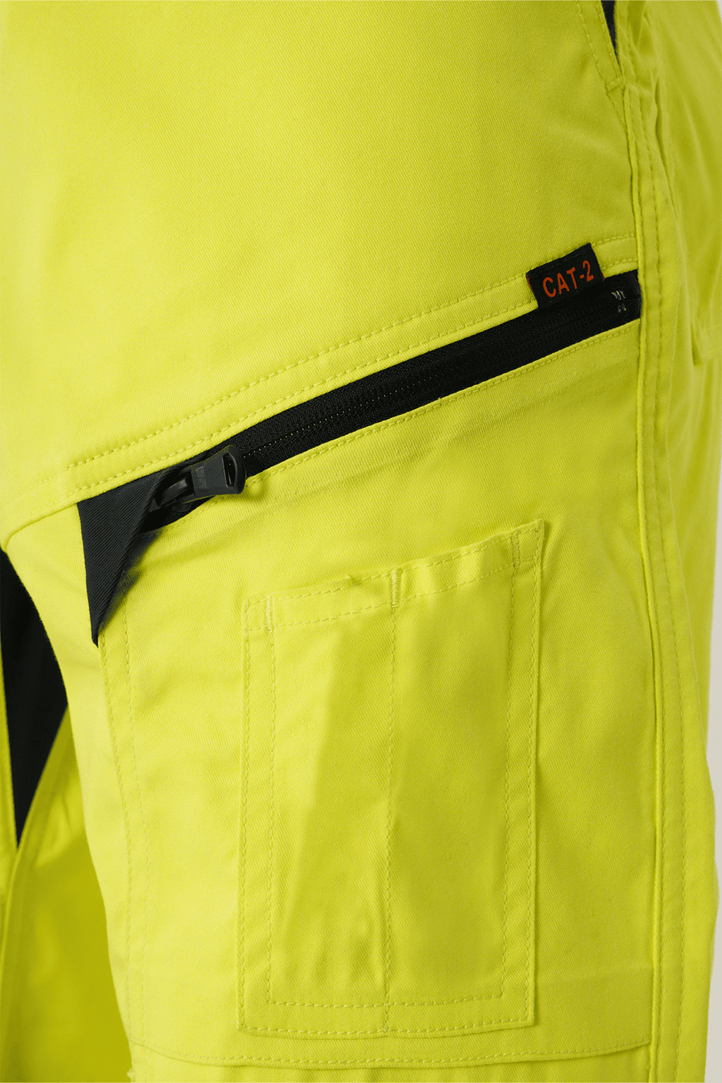 ECO Hi-Vis Contrast Trouser Yellow Navy