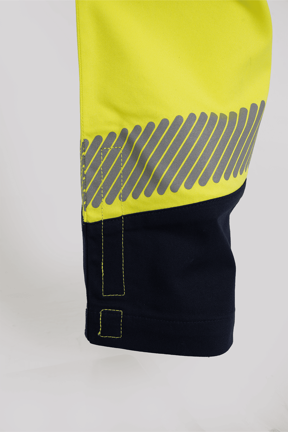 ECO Hi-Vis Contrast Trouser Yellow Navy