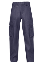FR WORKWEAR UTILITY CARGO JEAN IN DARK WASH