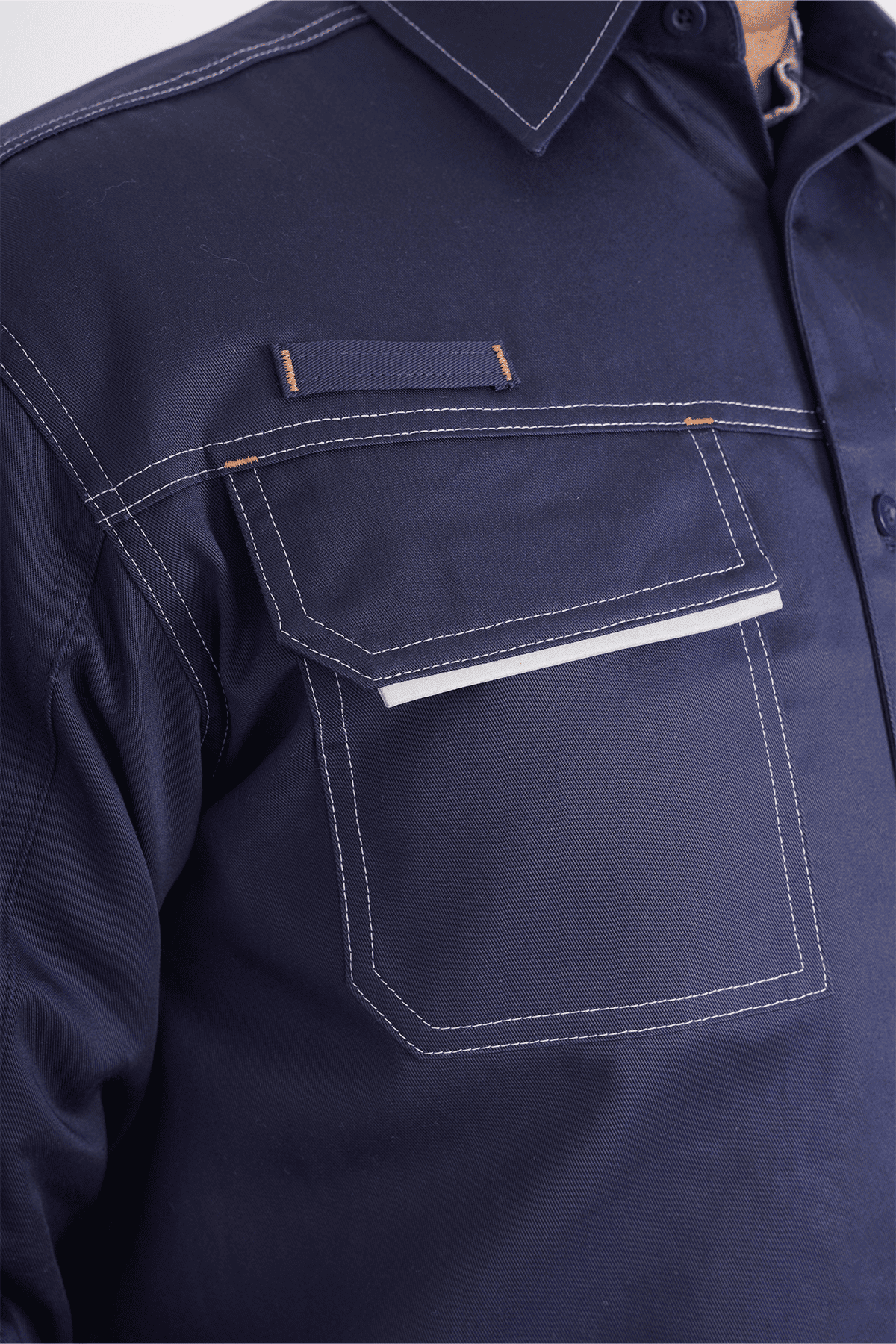 FR work Shirt with Reflective Trim